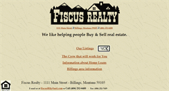 Desktop Screenshot of fiscusrealty.net